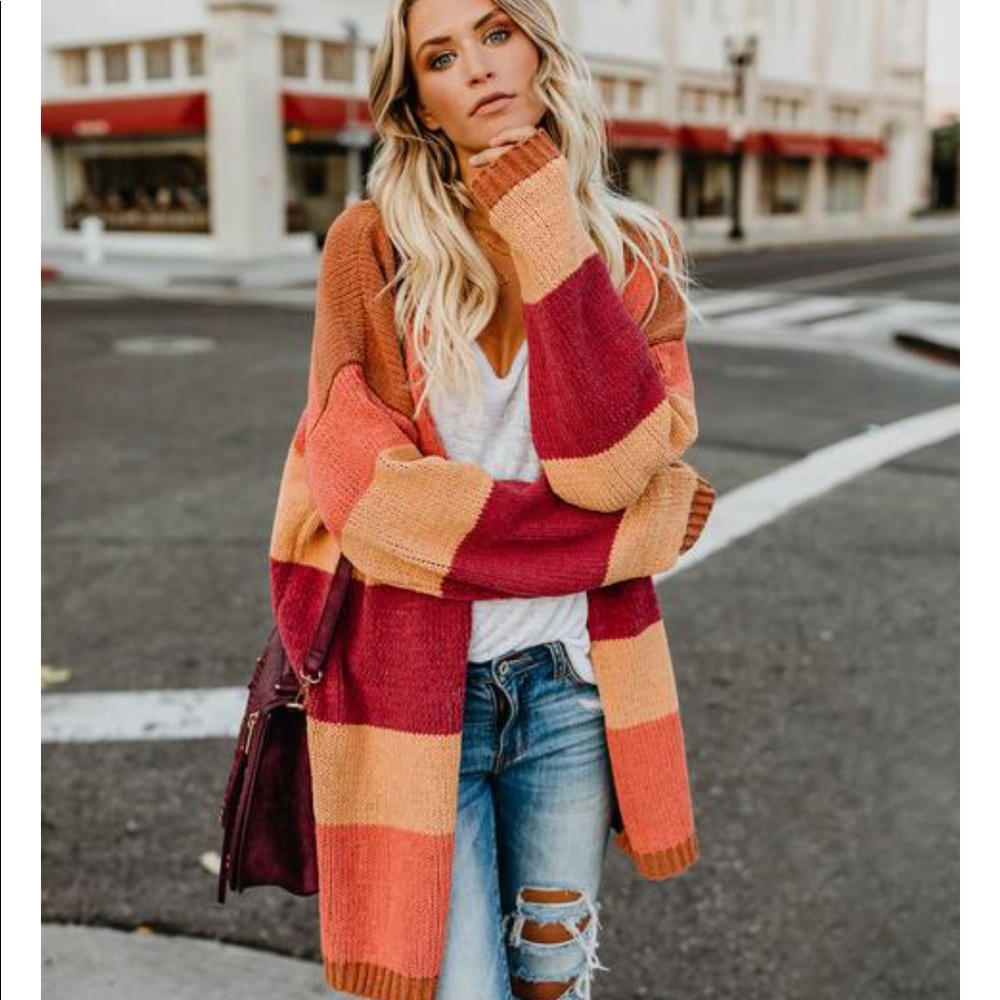 VICI Harvest Season Sweater Cardigan Small